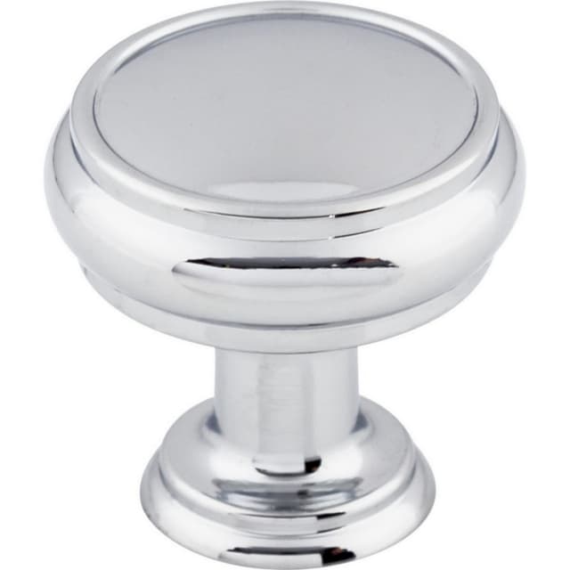 Top Knobs Serene Series 1-3/16" (30 mm) Diameter Polished ChromeKnob, - TK831PC