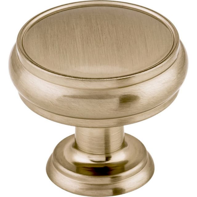 Top Knobs Serene Series 1-3/8" (35 mm) Diameter Brushed Satin NickelKnob, - TK832BSN
