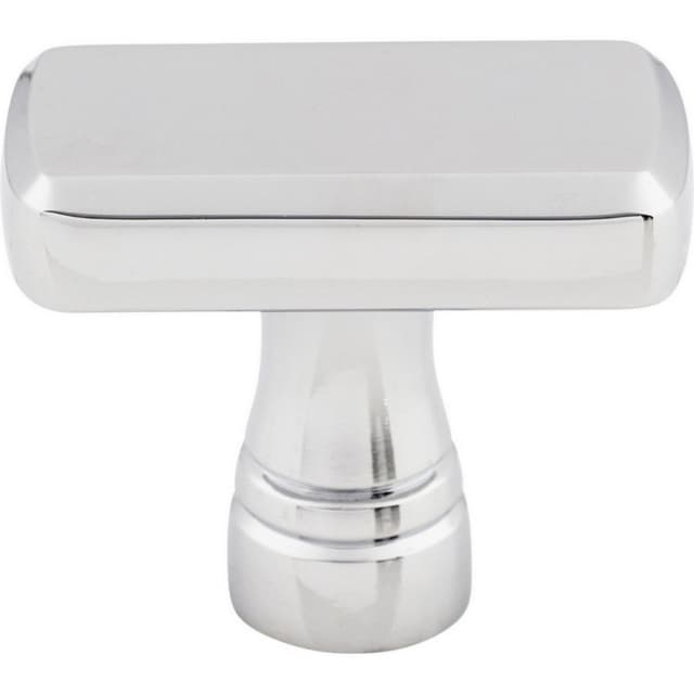 Top Knobs Devon Series 1-3/8 in (35 mm) L x 11/16 in (17 mm) W Polished Chrome Knob, - TK850PC