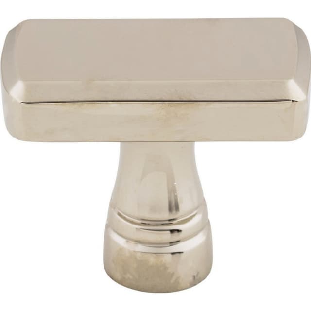 Top Knobs Devon Series 1-3/8 in (35 mm) L x 11/16 in (17 mm) W Polished Nickel Knob, - TK850PN