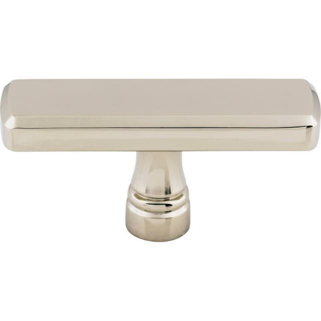 Top Knobs Devon Series 2-3/8 in (60 mm) L x 11/16 in (17 mm) W Polished Nickel Knob, - TK852PN