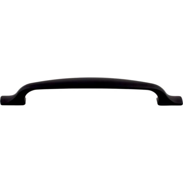 Top Knobs Devon Series 6-5/16" (160 mm) Center to Center Flat Black Pull, - TK865BLK