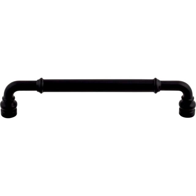 Top Knobs Devon Series 6-5/16" (160 mm) Center to Center Flat Black Pull, - TK885BLK