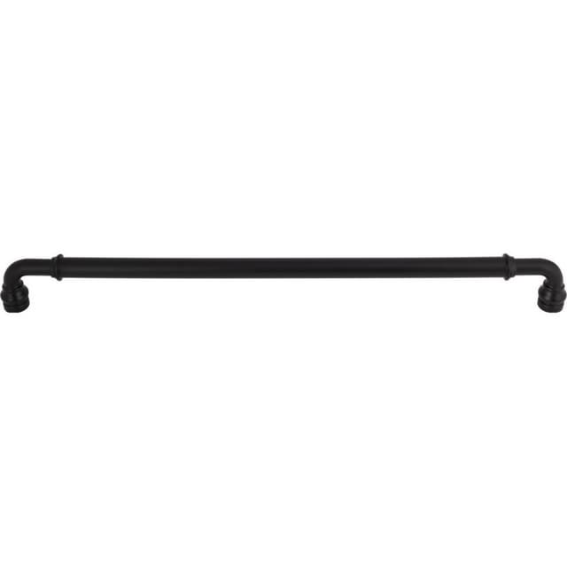 Top Knobs Devon Series Flat Black 18" (457 mm) Center to Center Appliance Pull, -TK891BLK