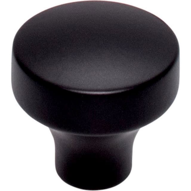 Top Knobs Lynwood-TK Series 1-1/4" (32 mm) Diameter Flat BlackKnob, - TK901BLK