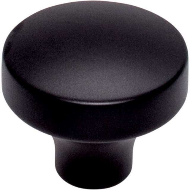 Top Knobs Lynwood-TK Series 1-1/2" (38 mm) Diameter Flat BlackKnob, - TK902BLK