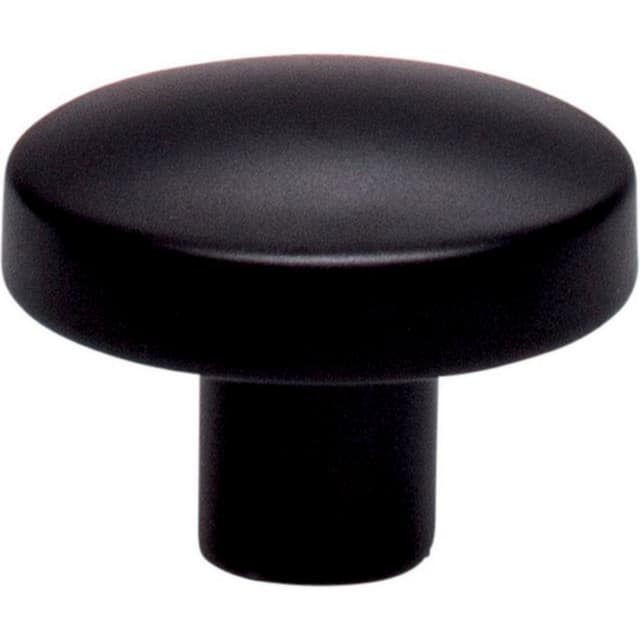 Top Knobs Lynwood-TK Series 1-3/8 in (35 mm) L x 7/8 in (22 mm) W Flat Black Knob, - TK910BLK