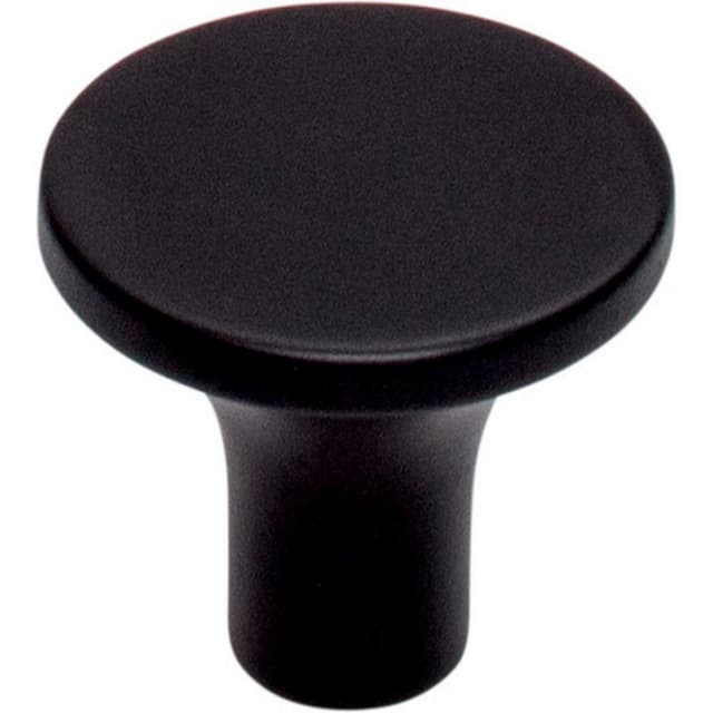 Top Knobs Lynwood-TK Series 1-1/8" (28.5 mm) Diameter Flat BlackKnob, - TK912BLK