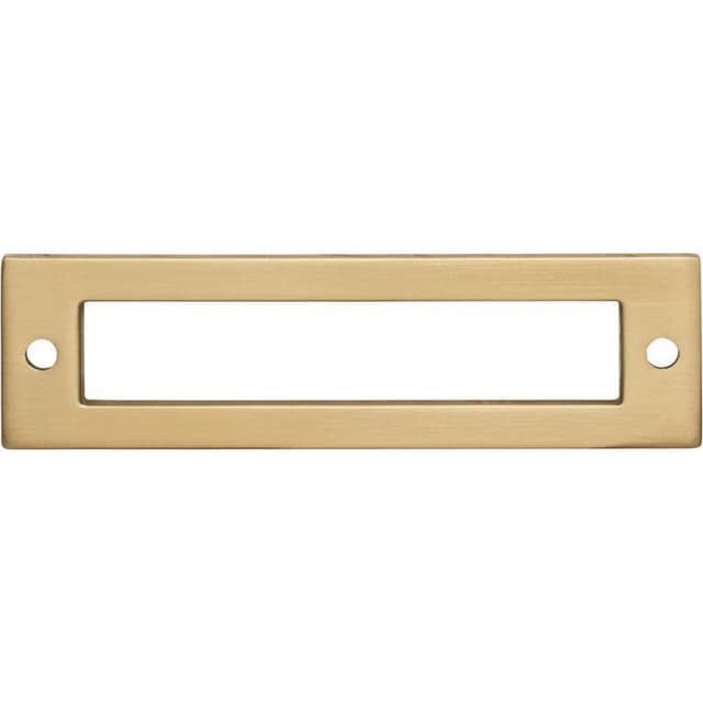 Top Knobs lynwood holl in backplate 3-3/4" honey bronze tk924hb