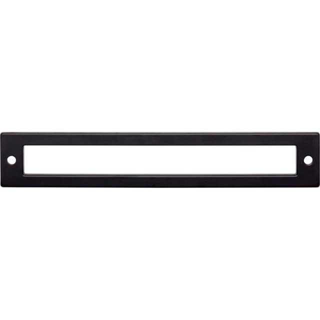 Top Knobs lynwood holl in backplate 6-5/16" flat black tk926blk