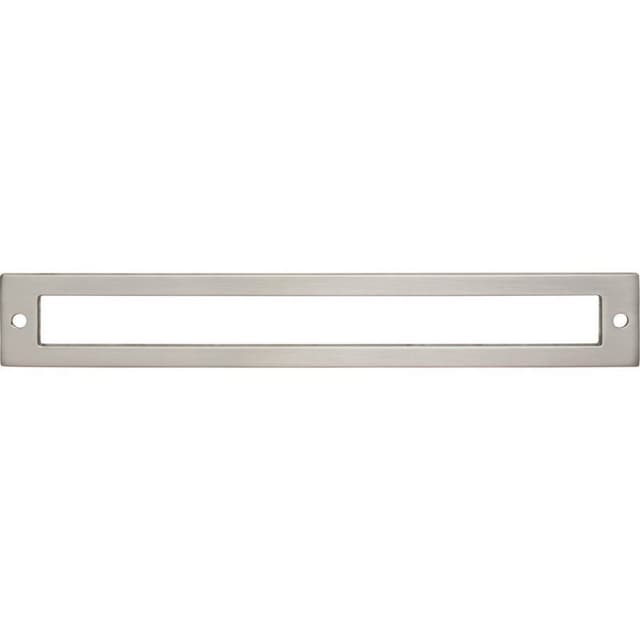 Lynwood Hollin Backplate 7-9/16" Center to Center Brushed Satin Nickel Top Knobs TK927BSN