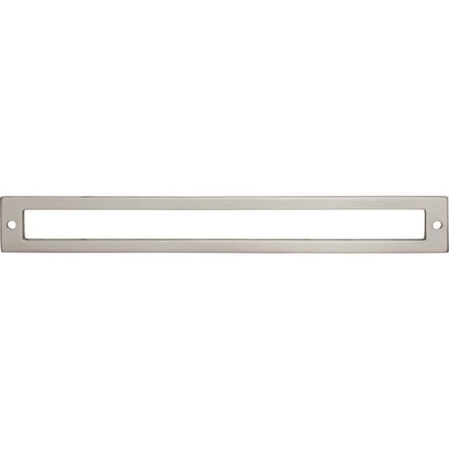 Top Knobs lynwood holl in backplate 8-13/16" brushed satin nickel tk928bsn