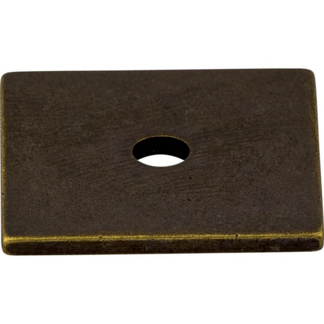 Top Knobs sanctuary square backplate 1" dia german bronze tk94gbz