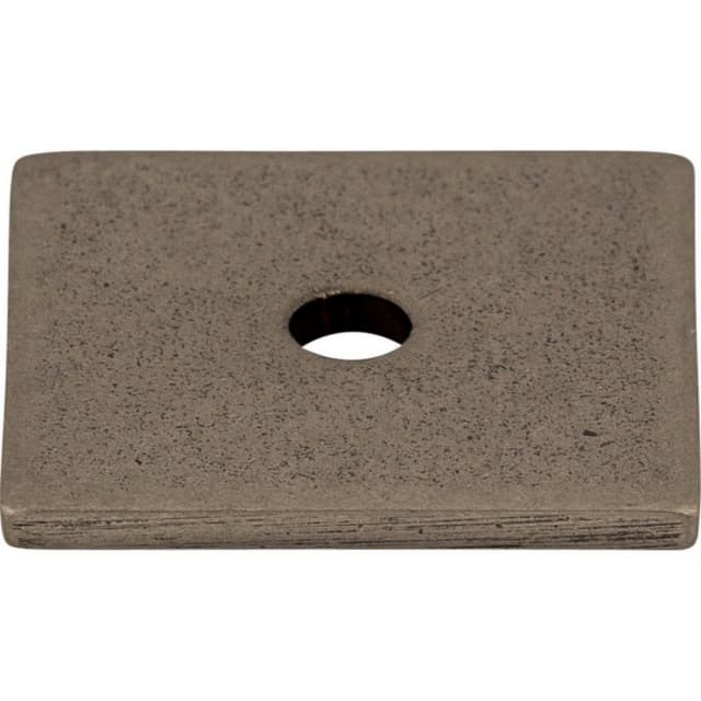 Top Knobs sanctuary square backplate 1" dia pewter antique tk94pta