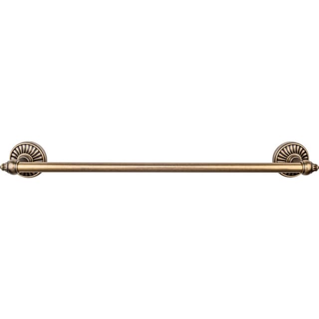 Tuscany Bath Single Towel Bar 30" Center to Center German Bronze - Top Knobs TUSC10GBZ