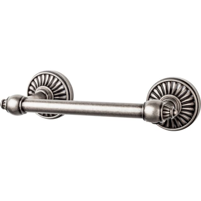 Tuscany Bath Tissue Holder Non-Compression 8-7/8" Long Antique Pewter - Top Knobs TUSC3PTA