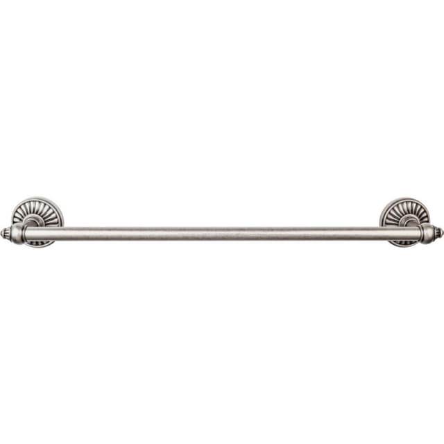 Tuscany Bath Single Towel Bar 18" Center to Center Antique Pewter - Top Knobs TUSC6PTA
