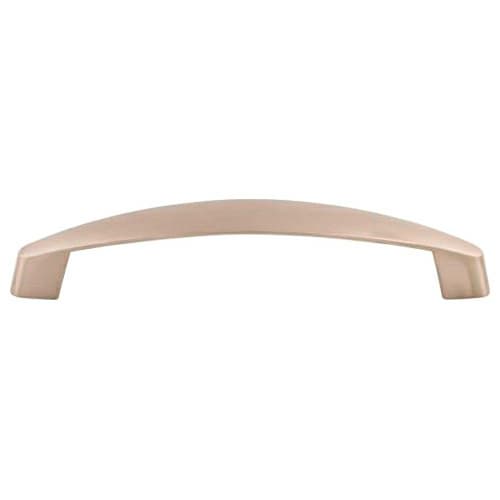 Top Knobs Nouveau Series 5-1/16" (128 mm) Center to Center Brushed Satin Nickel Pull, - M1140