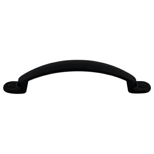 Top Knobs Somerset-TK Series 3-3/4" (95 mm) Center to Center Flat Black Pull, - M1867