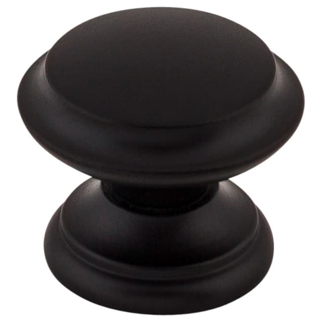Top Knobs Dakota Series 1-3/8" (35 mm) Diameter Flat BlackKnob, - M1875
