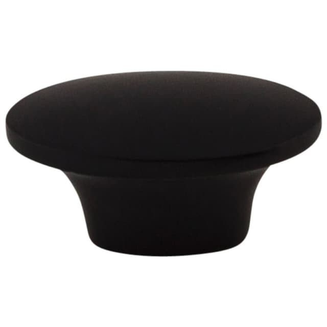 Top Knobs Dakota Series 1-1/2 in (38 mm) L x 13/16 in (20.5 mm) W Flat Black Knob, - M1876