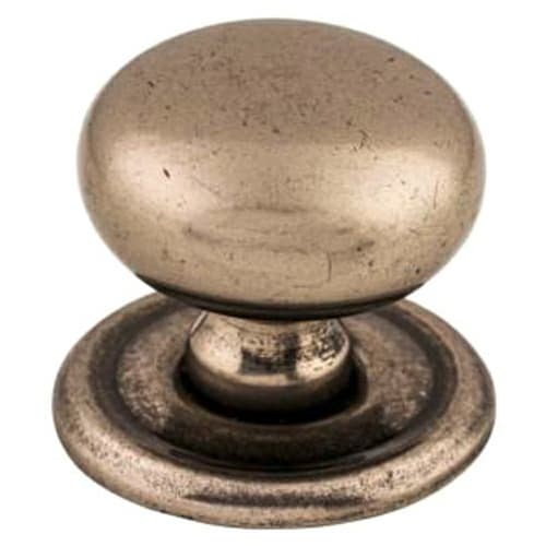 Top Knobs Britannia Series 1-1/4" (32 mm) Diameter Antique PewterKnob, - M25