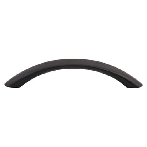 Top Knobs Nouveau Series 3-3/4" (95 mm) Center to Center Flat Black Pull, - M386