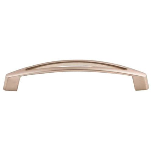 Top Knobs Nouveau Series 5-1/16" (128 mm) Center to Center Brushed Satin Nickel Pull, - M389