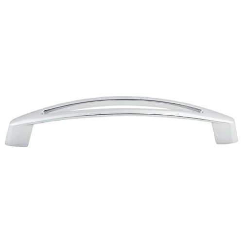Top Knobs Nouveau Series 5-1/16" (128 mm) Center to Center Polished Chrome Pull, - M390