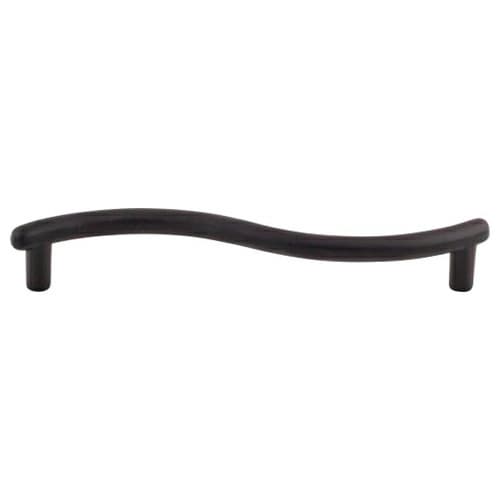 Top Knobs Nouveau Series 5-1/16" (128 mm) Center to Center Flat Black Pull, - M508