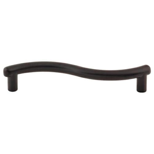 Top Knobs Nouveau Series 3-3/4" (95 mm) Center to Center Flat Black Pull, - M511