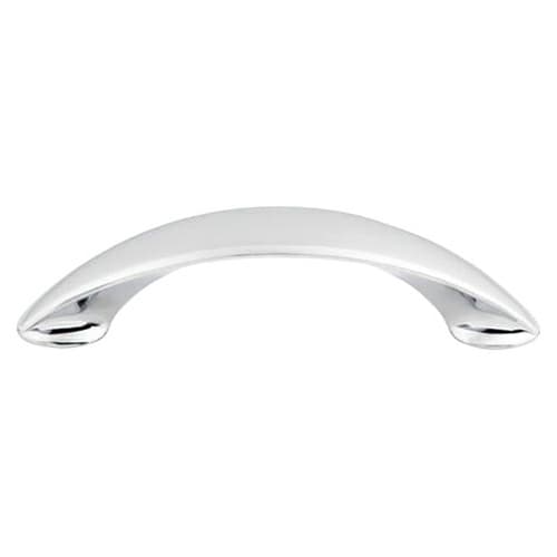 Top Knobs Nouveau Series 3-3/4" (95 mm) Center to Center Polished Chrome Pull, - M516