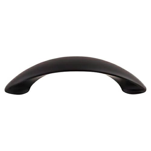 Top Knobs Nouveau Series 3-3/4" (95 mm) Center to Center Flat Black Pull, - M517