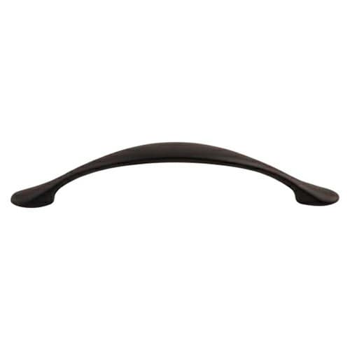 Top Knobs Nouveau Series 3-3/4" (95 mm) Center to Center Flat Black Pull, - M525