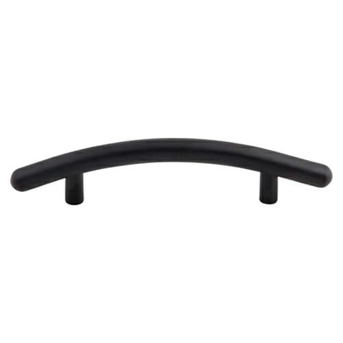 Top Knobs Nouveau Series 3-3/4" (95 mm) Center to Center Flat Black Pull, - M535