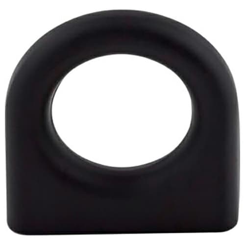 Top Knobs Nouveau Series 1-3/16" (30 mm) Diameter Flat BlackKnob, - M560
