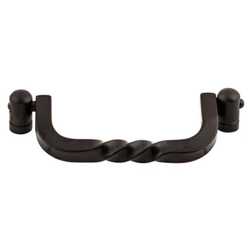 Top Knobs Normandy Series 3-3/4" (95 mm) Center to Center Patina Black Pull, - M644