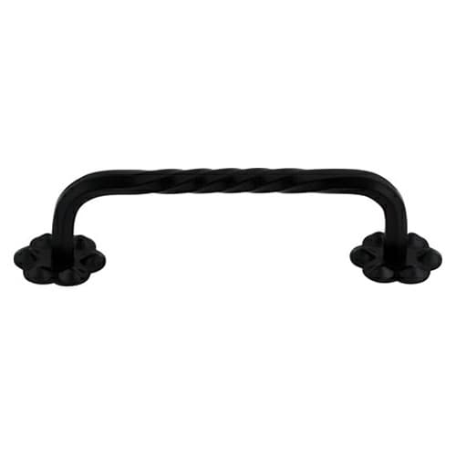 Top Knobs Normandy Series 3-15/16" (100 mm) Center to Center Patina Black Pull, - M650
