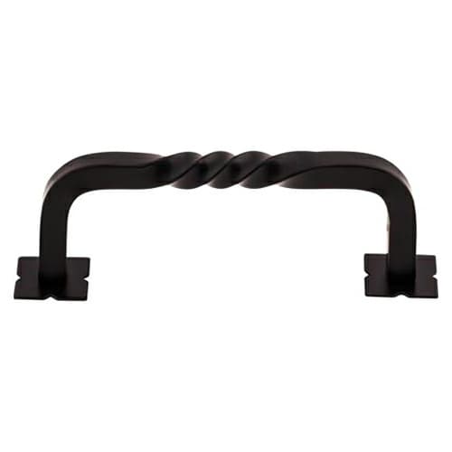 Top Knobs Normandy Series 3-3/4" (95 mm) Center to Center Patina Black Pull, - M713