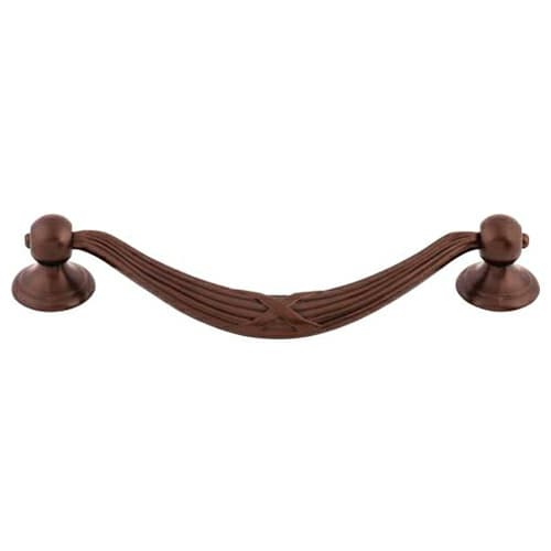Top Knobs Edwardian Series 5-1/16" (128 mm) Center to Center Oil Rubbed Bronze Pull, - M934