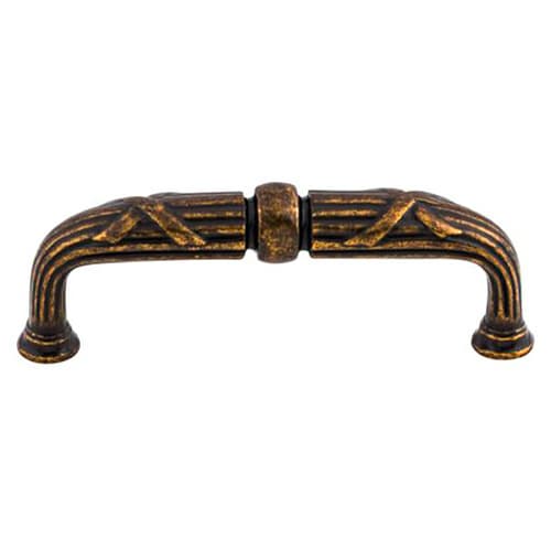 Top Knobs Edwardian Series 3-3/4" (95 mm) Center to Center German Bronze Pull, - M936