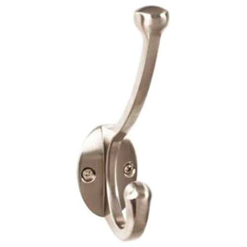 5-9/16" Ryland Hooks Bergen Hook, Brushed Satin Nickel