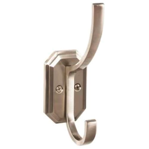 6-1/4" Ryland Hooks Emerland Hook, Brushed Satin Nickel