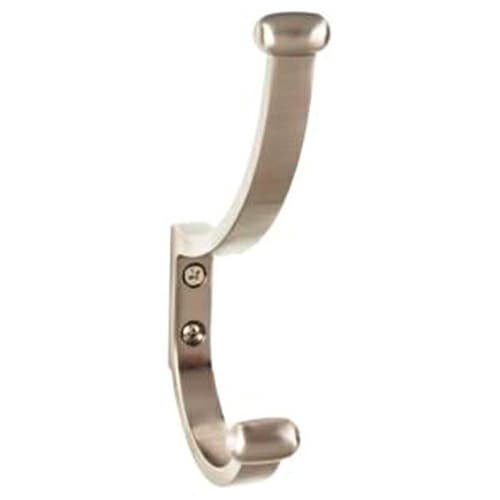 6-1/8" Ryland Hooks Hillmont Hook, Brushed Satin Nickel