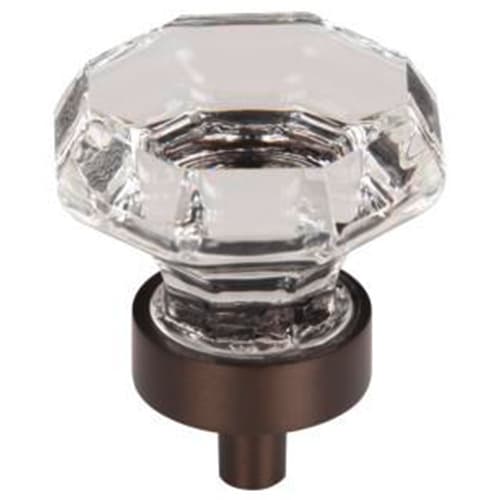 Top Knobs Crystal Series 1-3/8" (35 mm) Diameter Oil Rubbed BronzeKnob, - TK128ORB