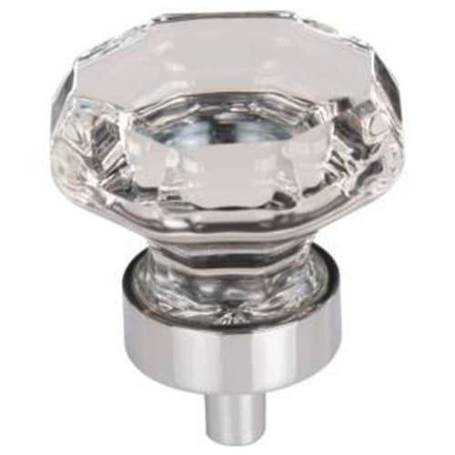 Top Knobs Crystal Series 1-3/8" (35 mm) Diameter Polished ChromeKnob, - TK128PC
