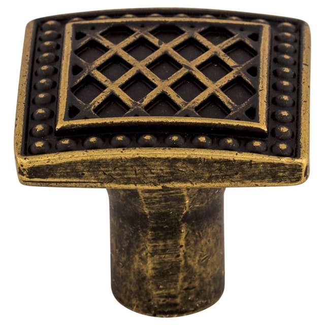 Top Knobs Trevi Series 1-1/4 in (32 mm) L x 1-1/4 in (32 mm) W German Bronze Knob, - TK174GBZ