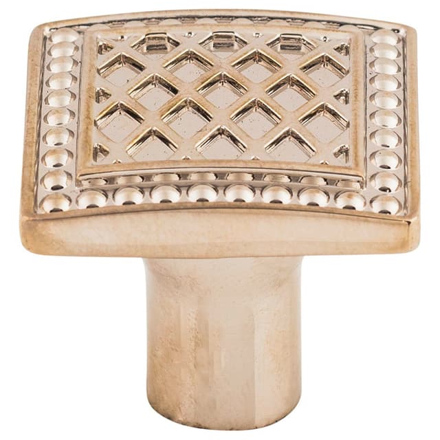 Top Knobs Trevi Series 1-1/4 in (32 mm) L x 1-1/4 in (32 mm) W Polished Nickel Knob, - TK174PN