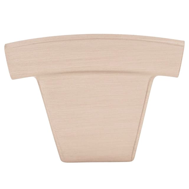 Top Knobs Sanctuary Series 1-1/2 in (38 mm) L x 3/8 in (10 mm) W Brushed Satin Nickel Knob, - TK1BSN