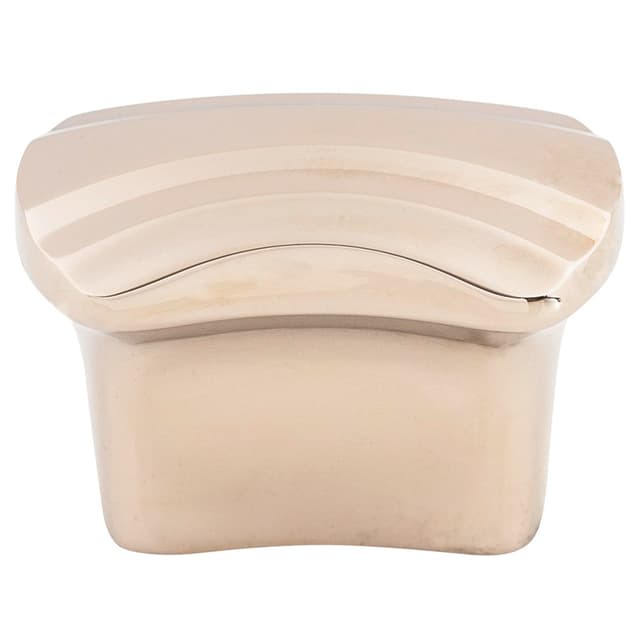 Top Knobs Victoria Falls Series 1-1/2 in (38 mm) L x 1 in (25 mm) W Polished Nickel Knob, - TK220PN